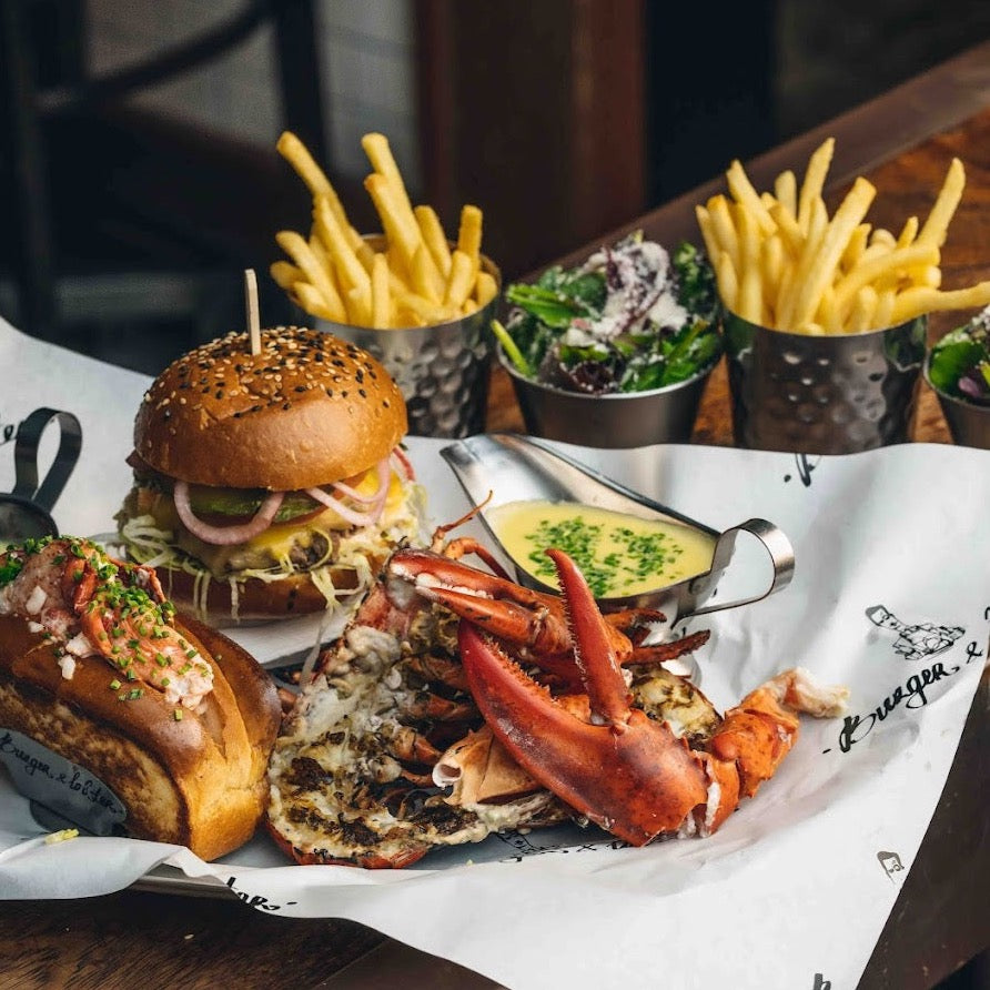 Burger and Lobster